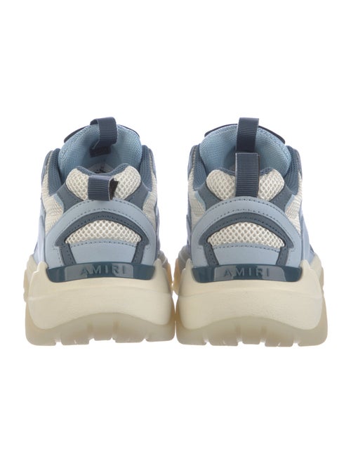 Amiri Leather Colorblock Pattern Sneakers