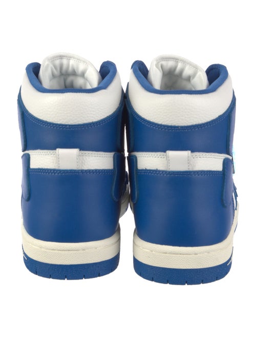 Amiri Leather Colorblock Pattern Sneakers