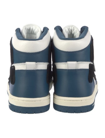 Amiri Leather Colorblock Pattern Sneakers