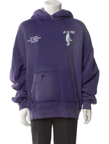 Amiri Sweatshirts & Hoodies Graphic Print Crew Neck Hoodie M