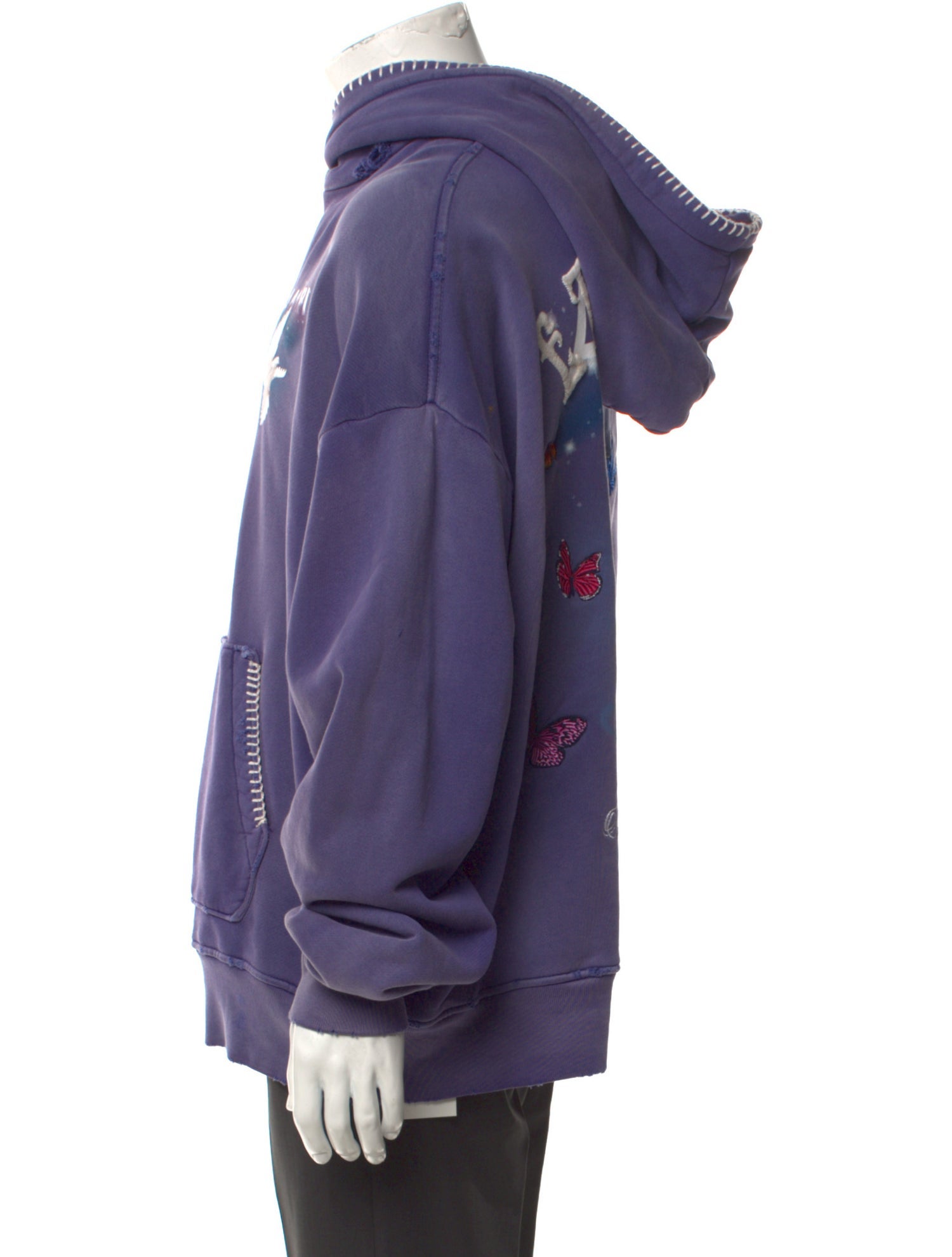 Amiri Graphic Print Crew Neck Hoodie