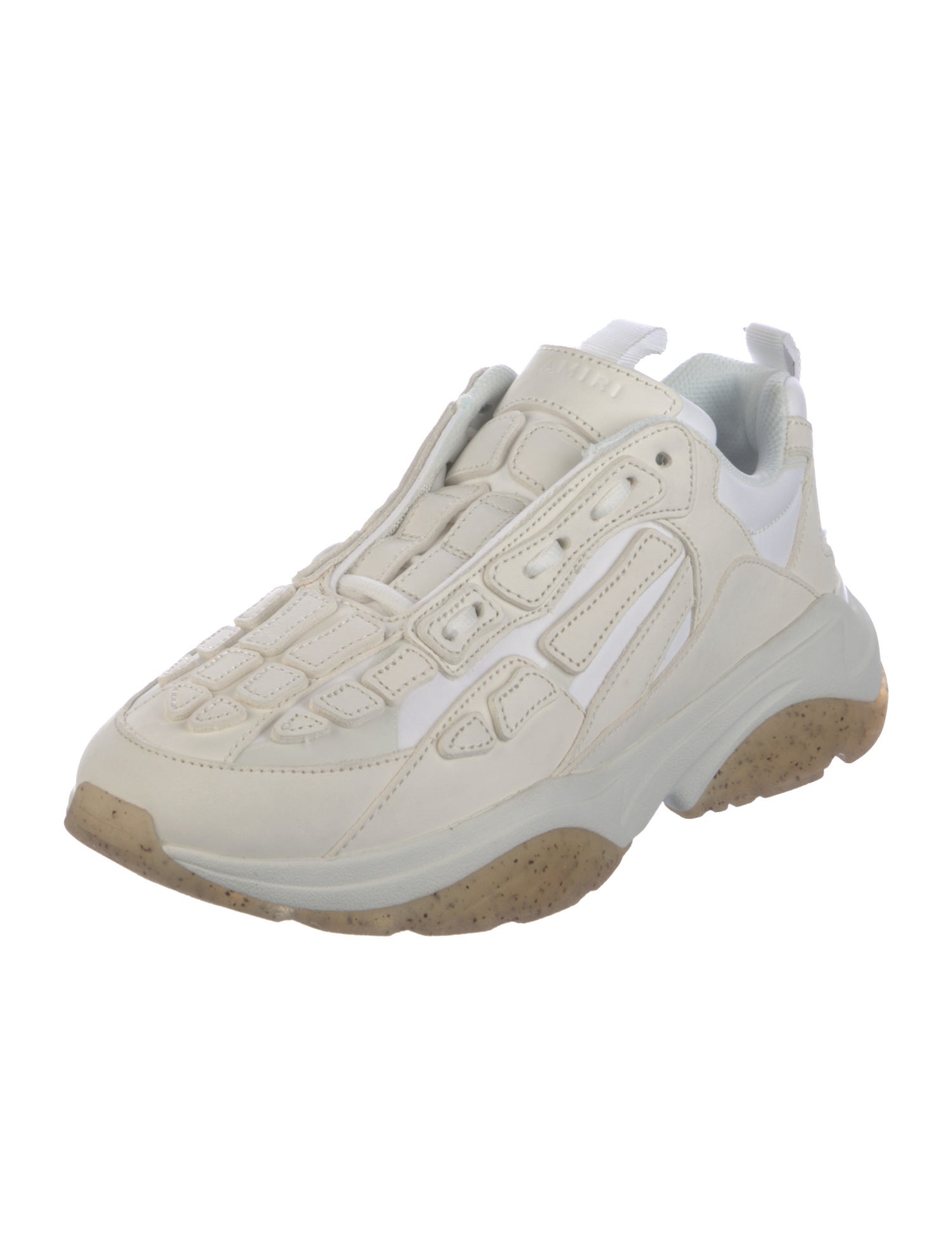 Amiri Leather Leather Trim Embellishment Sneakers w/ Tags