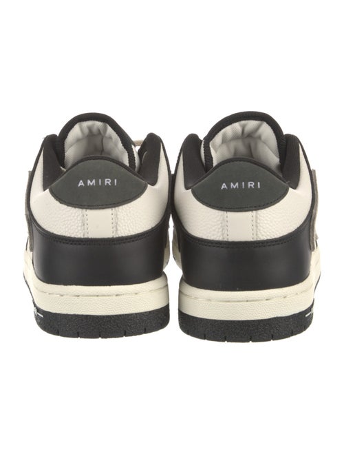 Amiri Leather Colorblock Pattern Sneakers