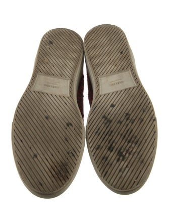 Amiri Canvas Animal Print Sneakers