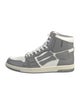Amiri Leather Colorblock Pattern Sneakers