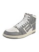 Amiri Leather Colorblock Pattern Sneakers