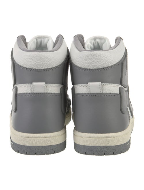 Amiri Leather Colorblock Pattern Sneakers