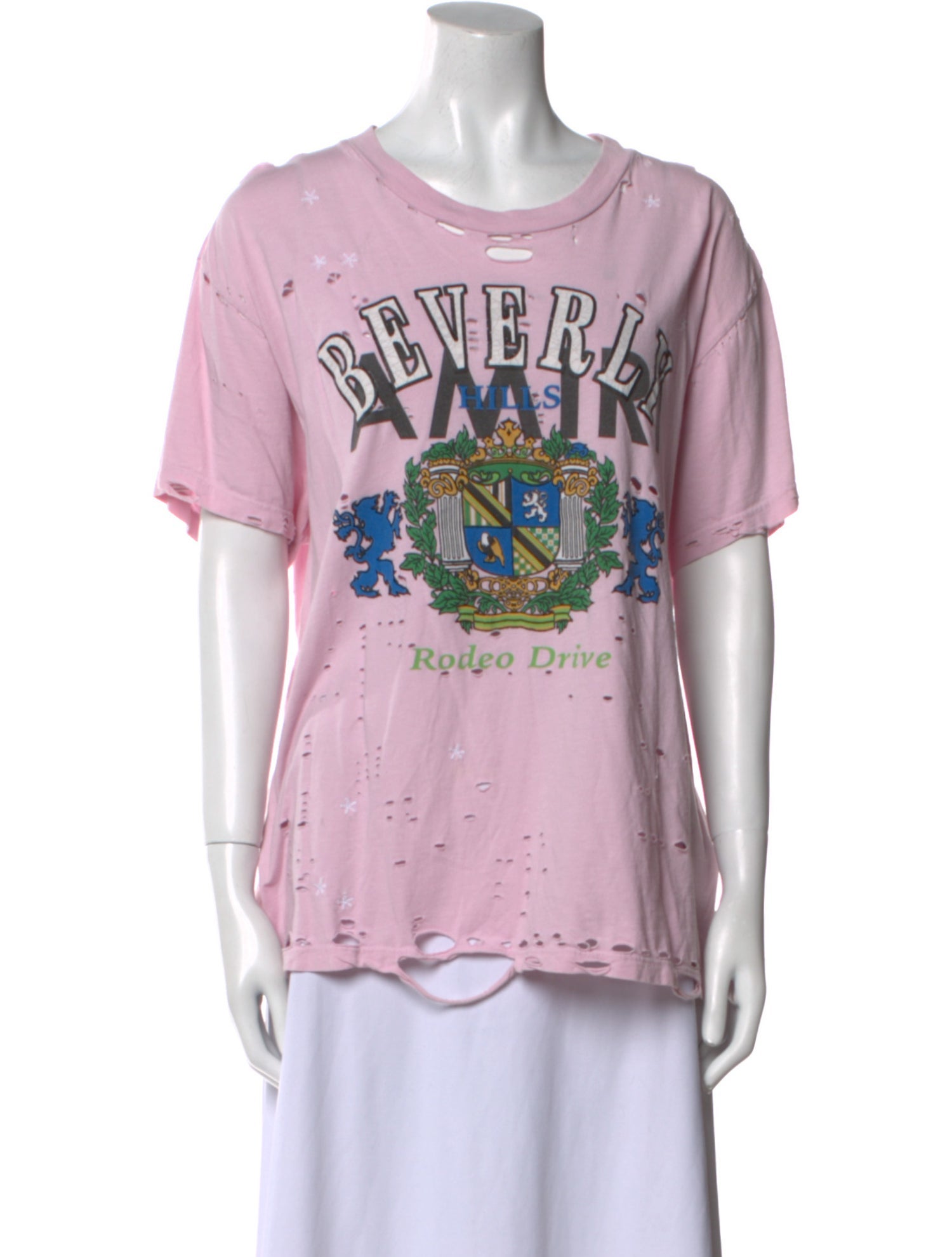 Amiri Graphic Print Crew Neck T-Shirt