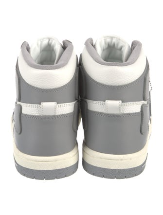 Amiri Leather Colorblock Pattern Sneakers