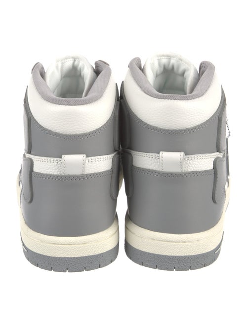 Amiri Leather Colorblock Pattern Sneakers