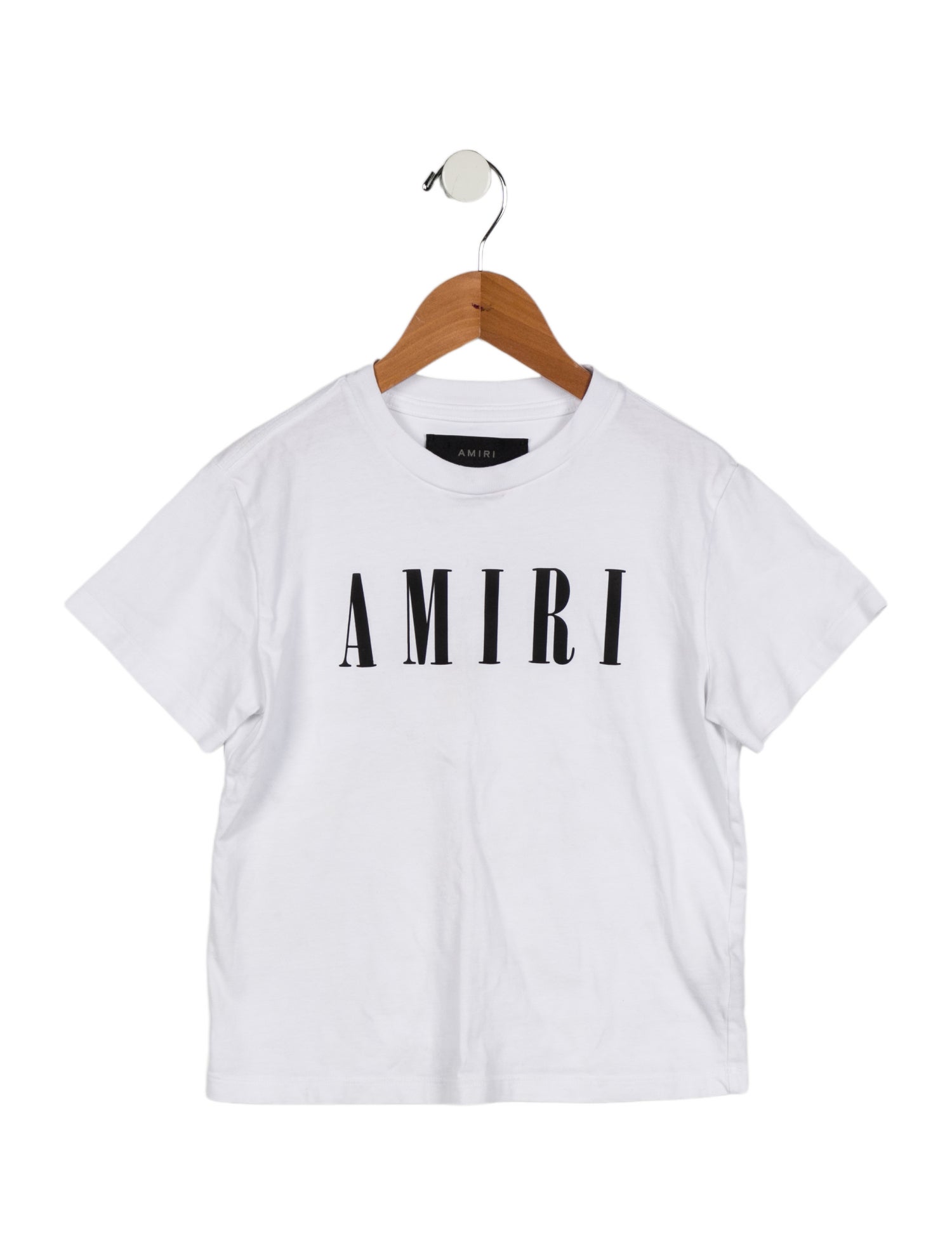 Amiri kid boys' white and black shirt