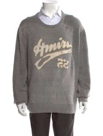Amiri Cashmere Graphic Print Pullover