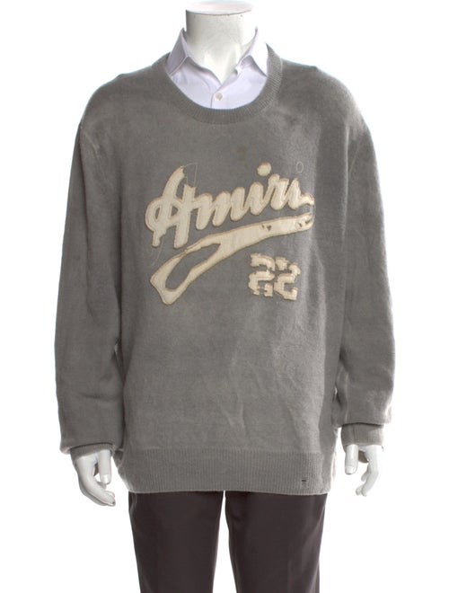 Amiri Cashmere Graphic Print Pullover
