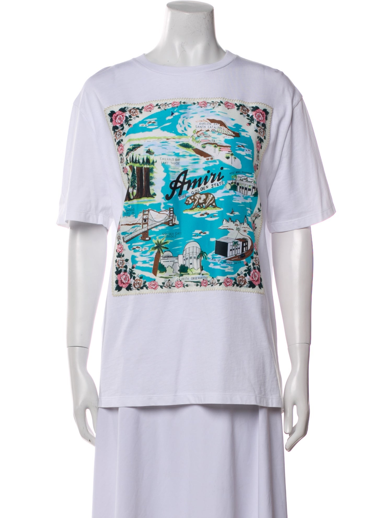 Amiri Graphic Print Crew Neck T-Shirt