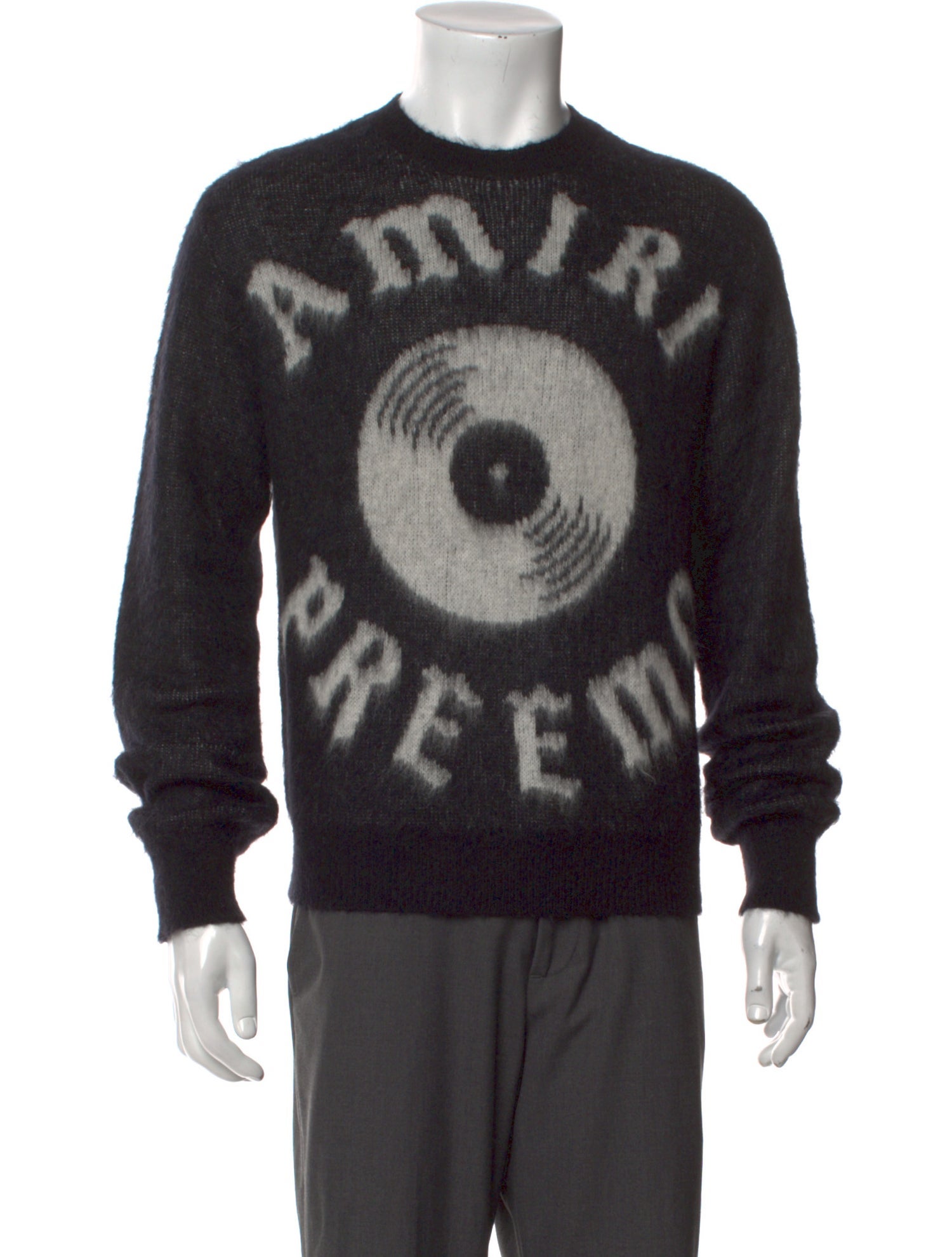 Amiri Graphic Print Crew Neck Pullover
