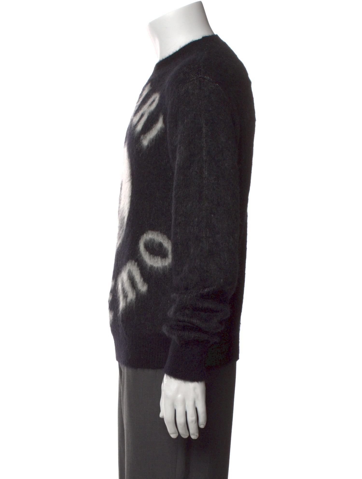 Amiri Graphic Print Crew Neck Pullover