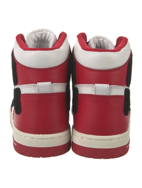 Amiri Leather Colorblock Pattern Sneakers