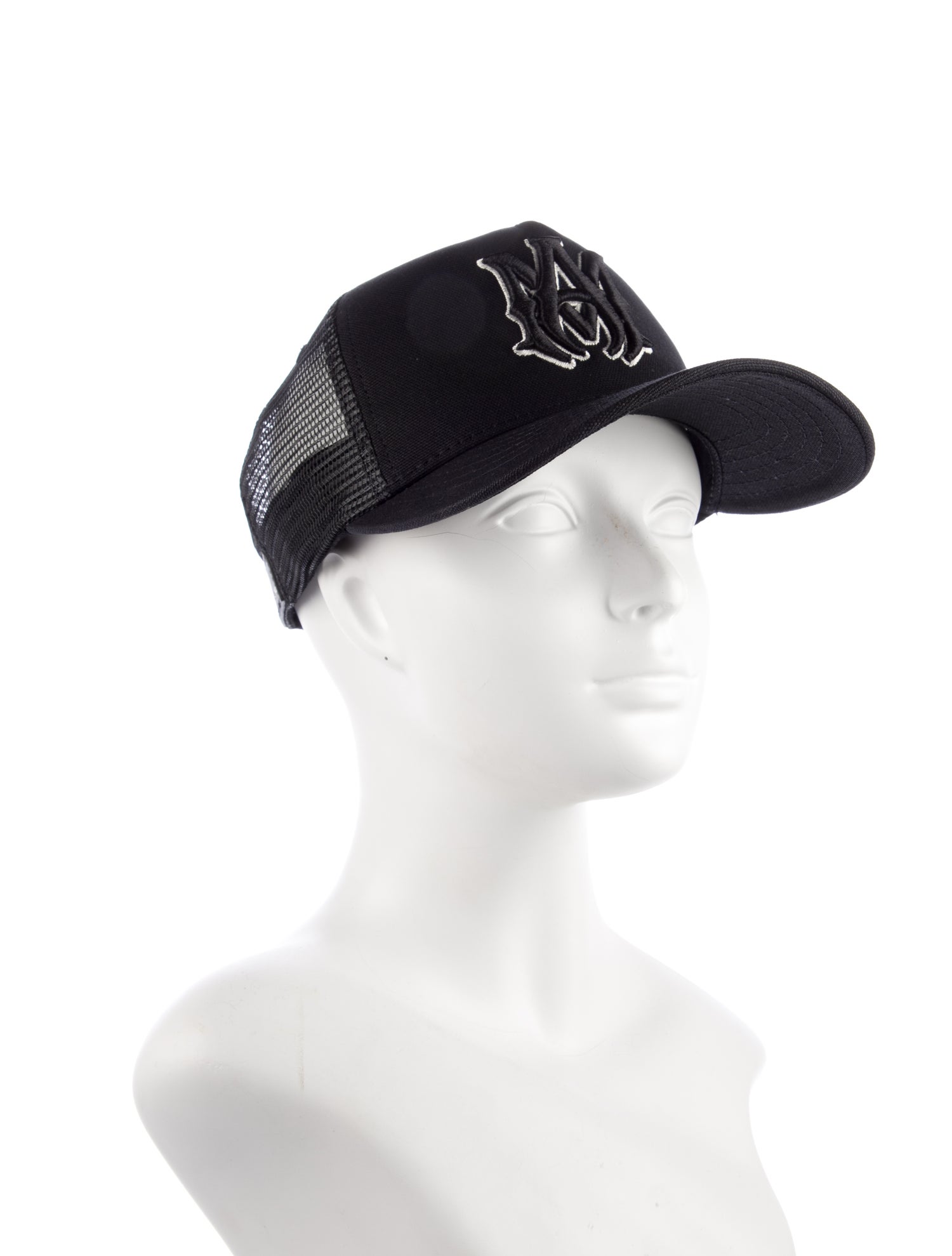 Amiri Solid Embroidered Trucker Hat w/Tags