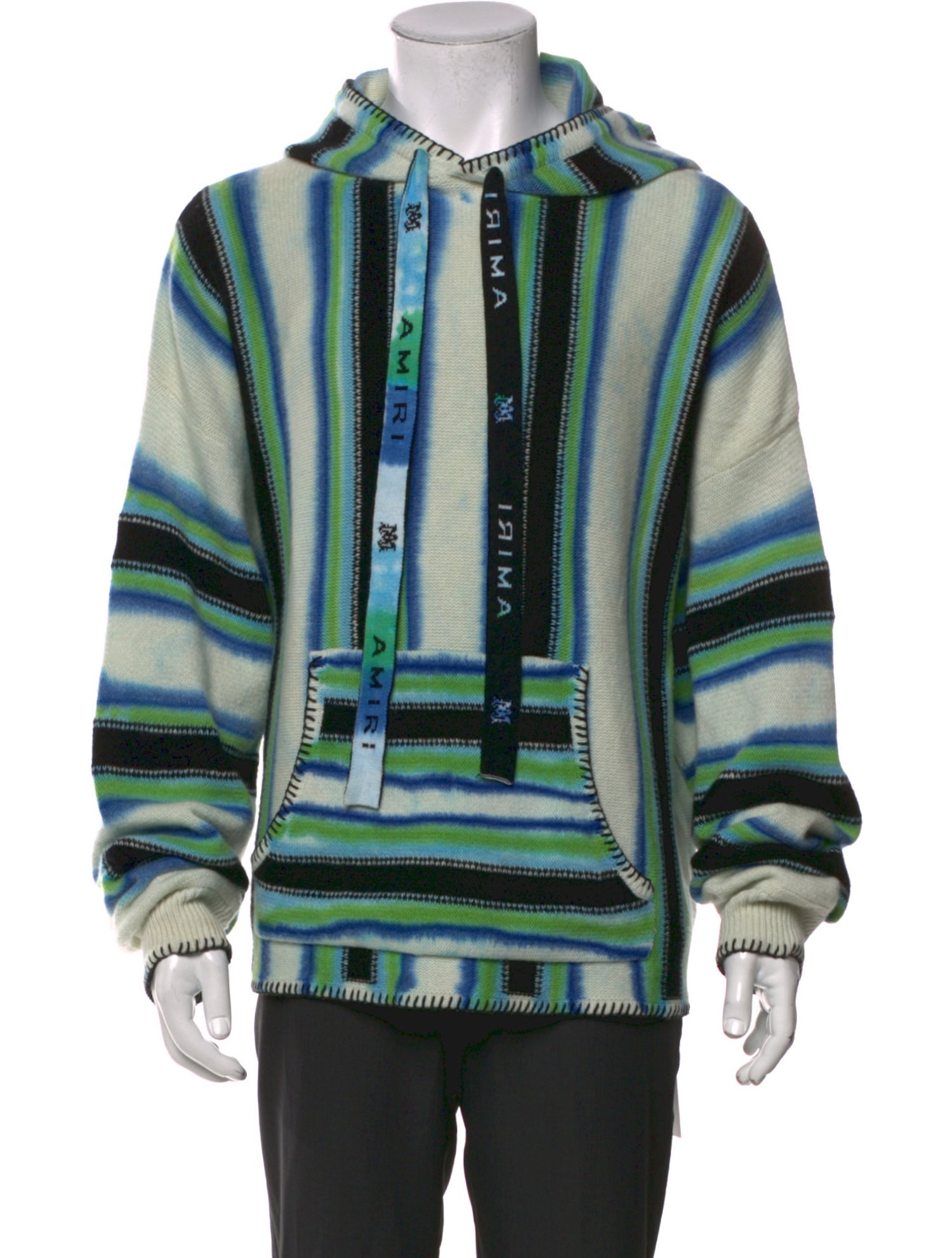 Amiri Cashmere Striped Hoodie