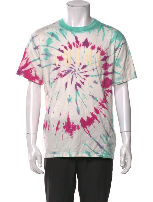 Amiri Tie-Dye Print Short Sleeve Shirt