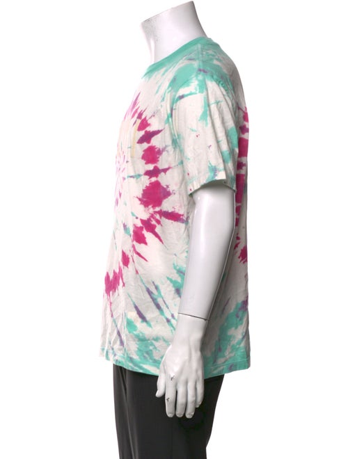 Amiri Tie-Dye Print Short Sleeve Shirt