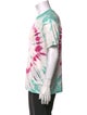 Amiri Tie-Dye Print Short Sleeve Shirt