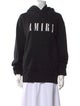 Amiri Black Pullover Hoodie Graphic Print Sweatshirt
