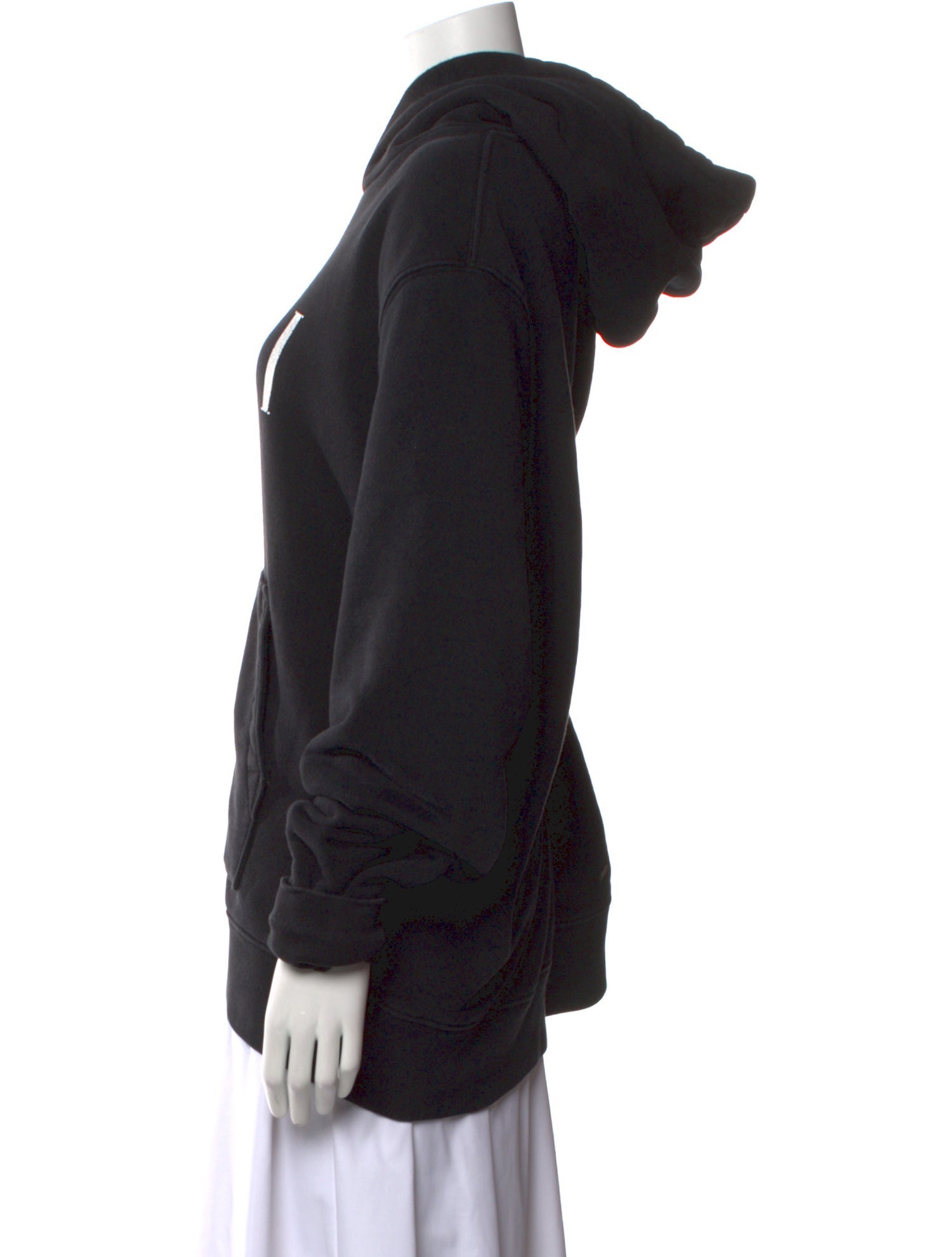 Amiri Black Pullover Hoodie Graphic Print Sweatshirt