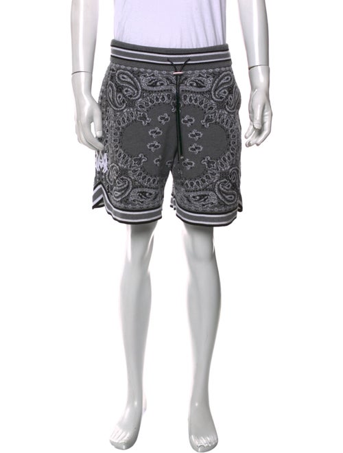 Amiri Paisley Print Jogger Shorts