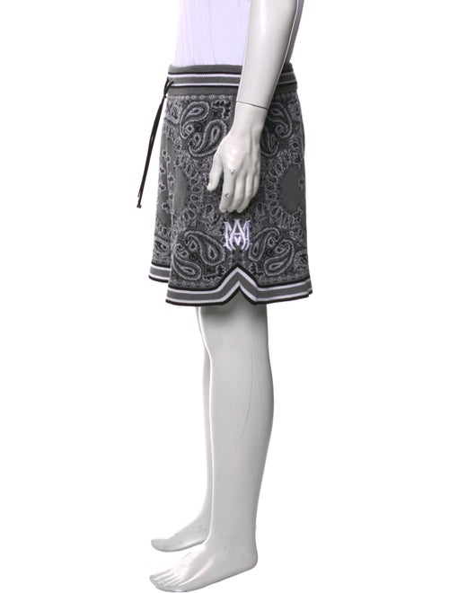 Amiri Paisley Print Jogger Shorts