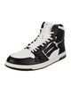Amiri Leather Colorblock Pattern Sneakers