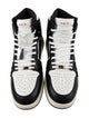Amiri Leather Colorblock Pattern Sneakers