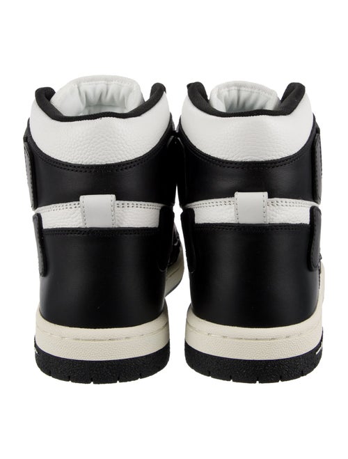 Amiri Leather Colorblock Pattern Sneakers