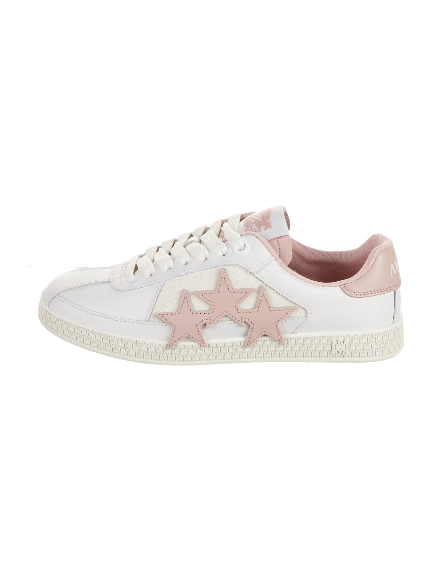 Amiri Leather Graphic Print Sneakers