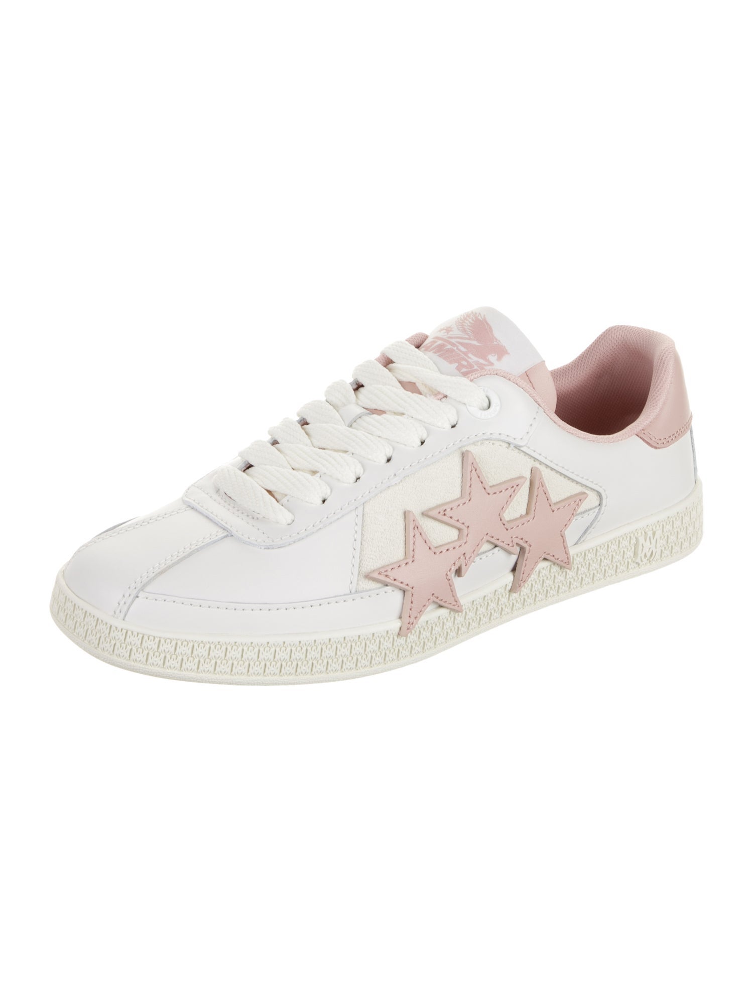 Amiri Leather Graphic Print Sneakers