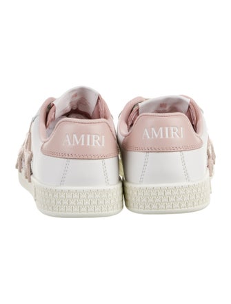 Amiri Leather Graphic Print Sneakers