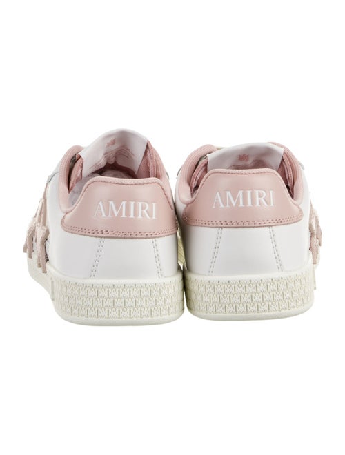 Amiri Leather Graphic Print Sneakers