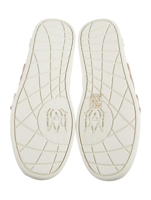 Amiri Leather Graphic Print Sneakers