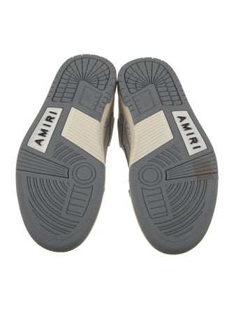 Amiri Leather Printed Sneakers