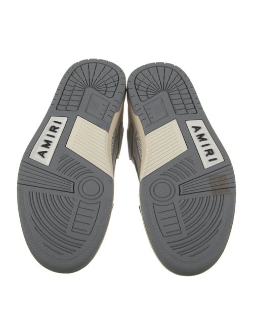 Amiri Leather Printed Sneakers