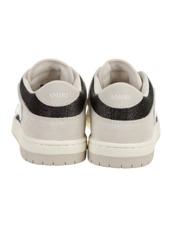 Amiri Leather Printed Sneakers