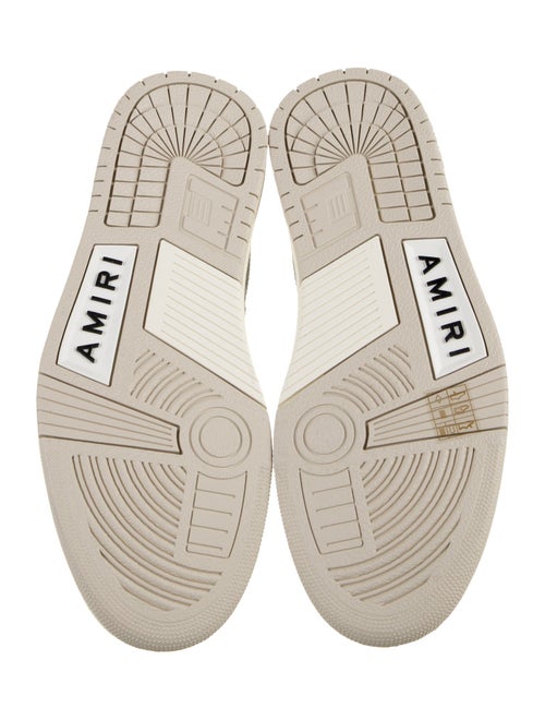 Amiri Leather Printed Sneakers