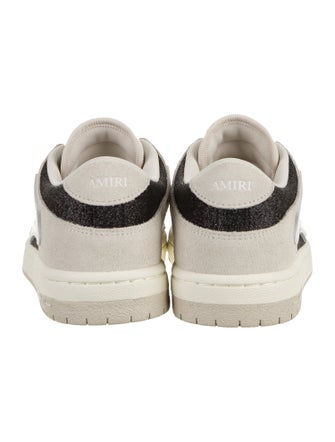 Amiri Leather Printed Sneakers