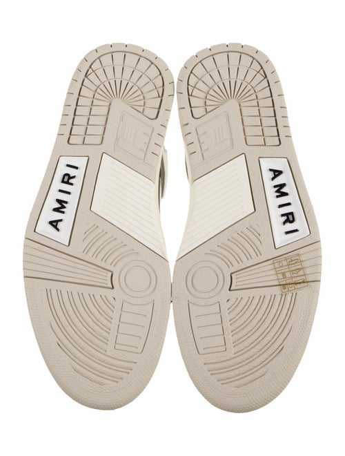 Amiri Leather Printed Sneakers