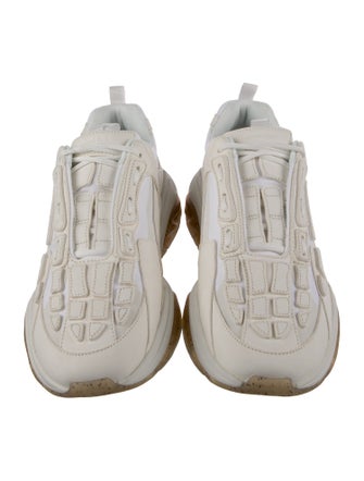 Amiri Leather Colorblock Pattern Sneakers