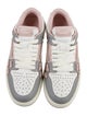 Amiri Leather Colorblock Pattern Sneakers