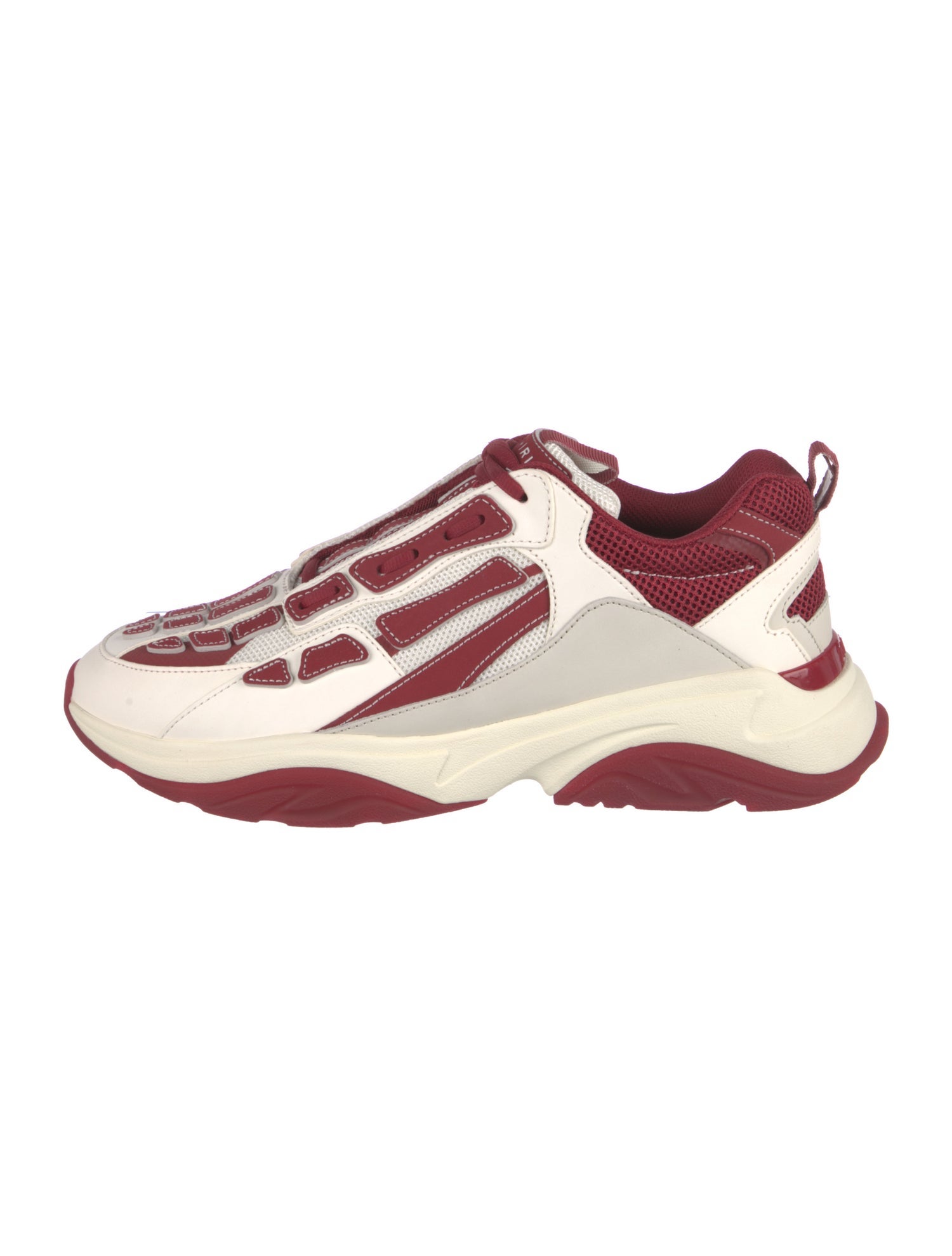 Amiri Leather Printed Athletic Sneakers w/ Tags