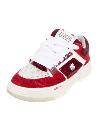 Amiri Leather Printed Sneakers