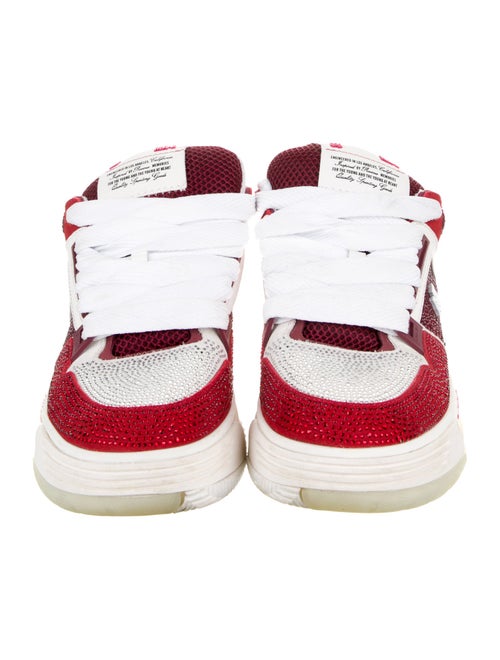 Amiri Leather Printed Sneakers