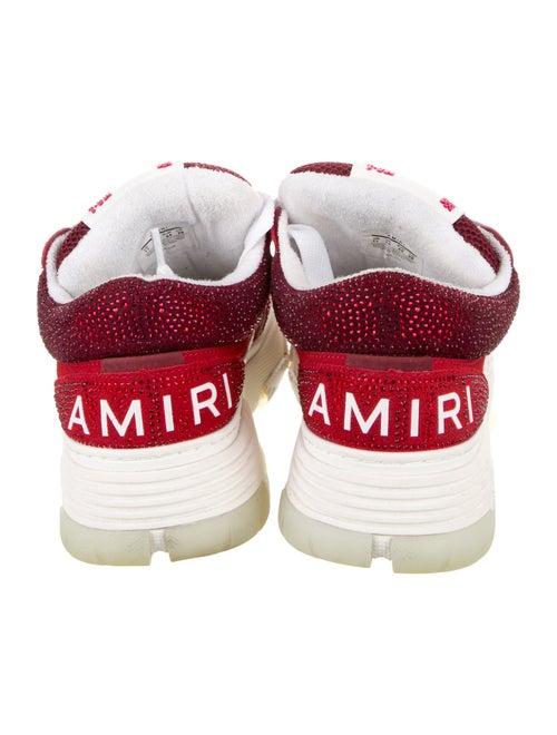 Amiri Leather Printed Sneakers